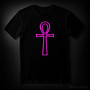 Ankh pink Neon light (T-shirt)