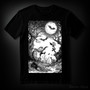 Bat and vampire kid Black shirt (T-shirt)