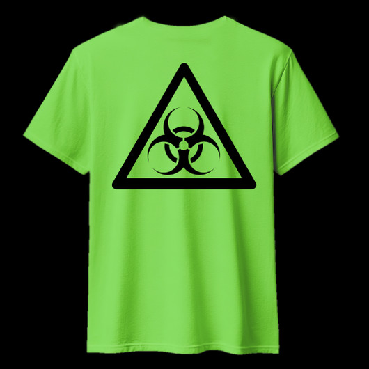 BIOHAZARD B Lime green (T-shirt)