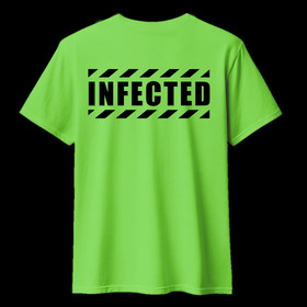BIOHAZARD B Lime green (T-shirt)