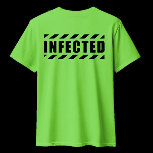 BIOHAZARD B Lime green (T-shirt)
