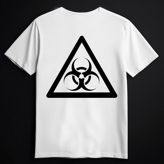 BIOHAZARD B white (T-shirt)