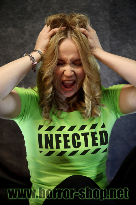 BIOHAZARD B Lime green (T-shirt)