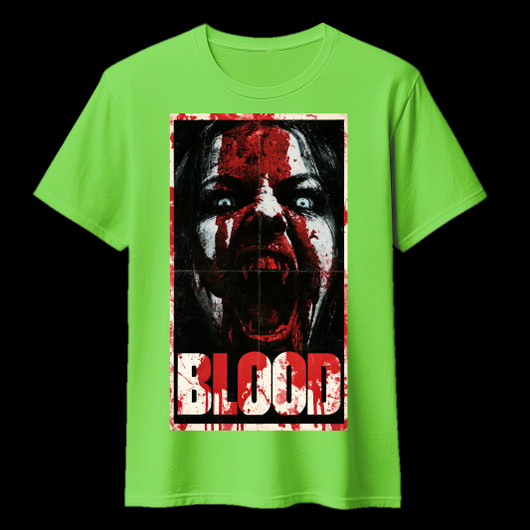 BLOOD Lime Green (T-shirt)