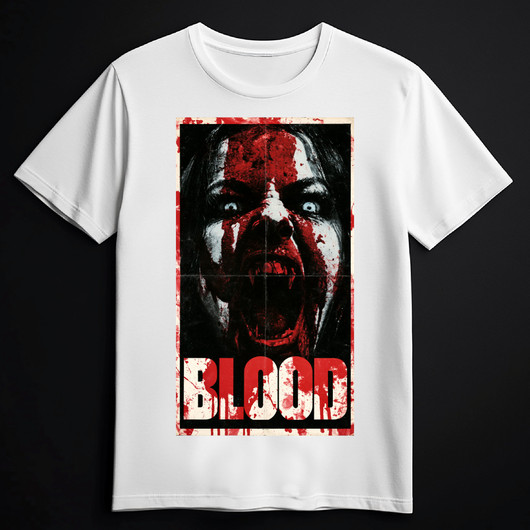 BLOOD white (T-shirt)