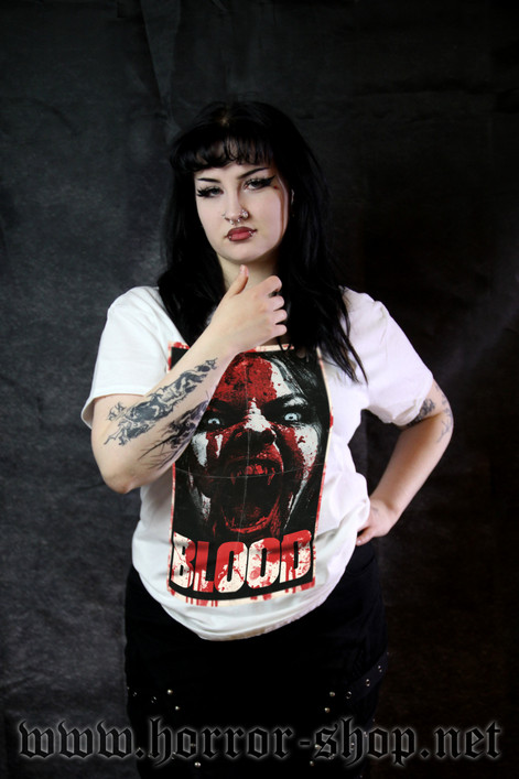 BLOOD white (T-shirt)