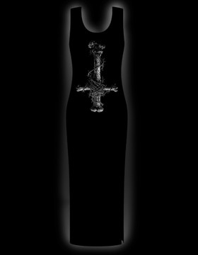 Bone cross pitkä mekko