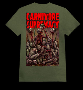 Carnivore Supremacy Army Green (T-shirt)