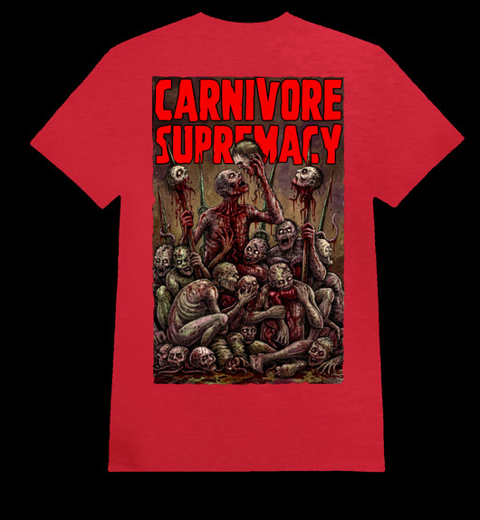 Carnivore Supremacy red (T-shirt)