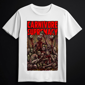 Carnivore Supremacy White (T-shirt)