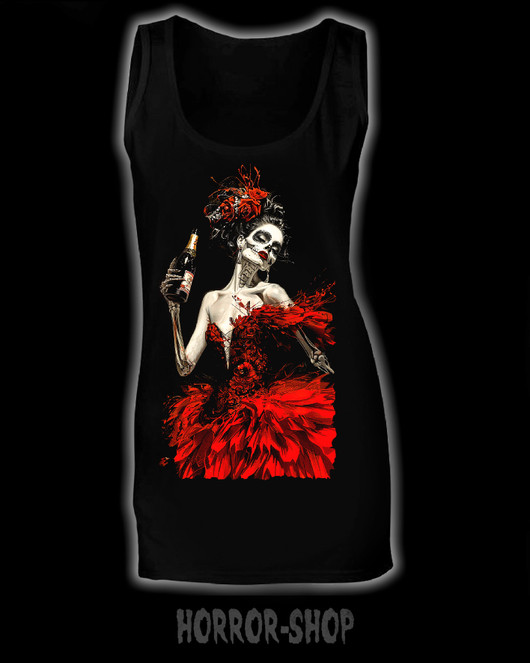 Champagne and death dress