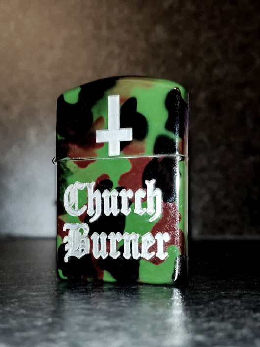 Church Burner lighter, camo