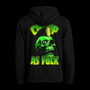 Creep as fuck hoodie with zipper