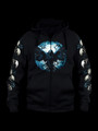 CROWS hoodie with zipper