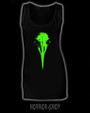 Crow Skull (green) dress