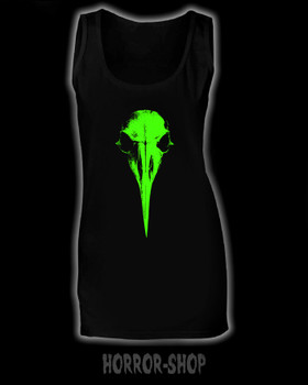 Crow Skull (green) dress