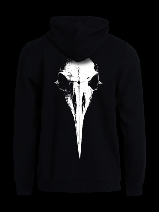 Crow skull hoodie 
