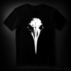 Crow skull (Black T-shirt)