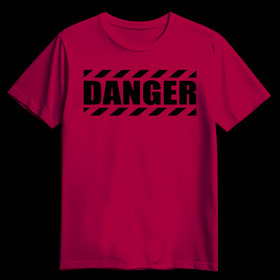 DANGER cardinal red (T-shirt)