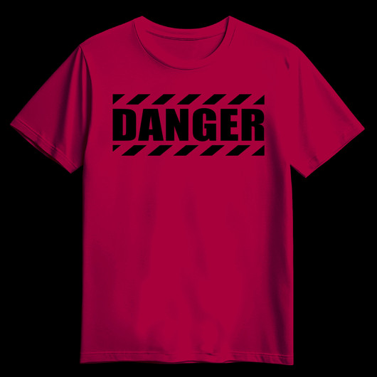 DANGER cardinal red (T-shirt)