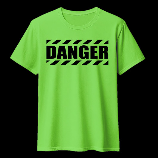 DANGER Lime Green (T-shirt)