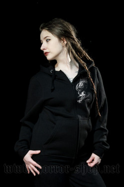 Japanese dragon Huppari vetoketjulla