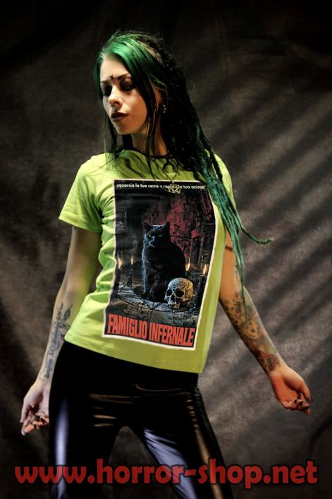 Famiglio infernale lime green (T-shirt)
