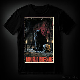 Famiglio infernale musta (T-paita)