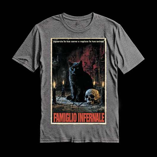 Famiglio infernale gray (T-shirt)
