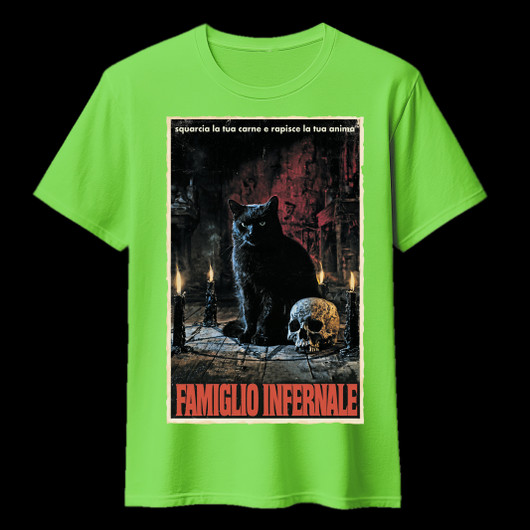 Famiglio infernale lime green (T-shirt)