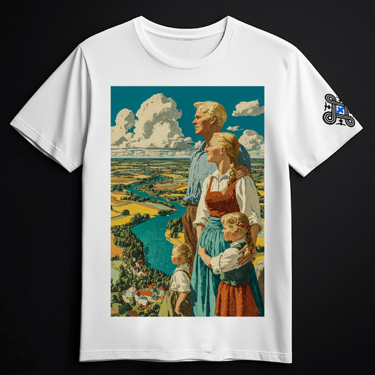 Suomi-Finland family (white T-shirt)