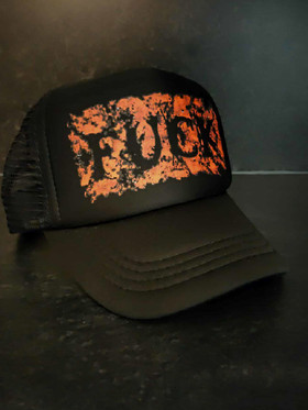FUCK - musta trucker cap