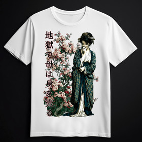 GEISHA white (T-shirt)