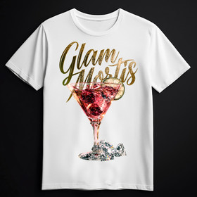 GLAM MORTIS white (T-shirt)