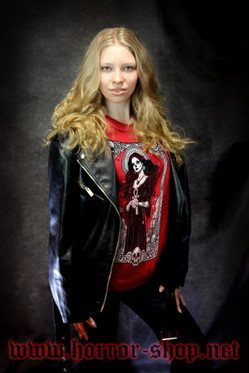 Goth Muerte cardinal red (T-shirt)