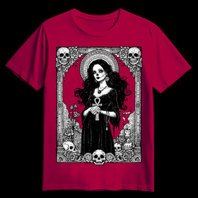 Goth Muerte cardinal red (T-shirt)