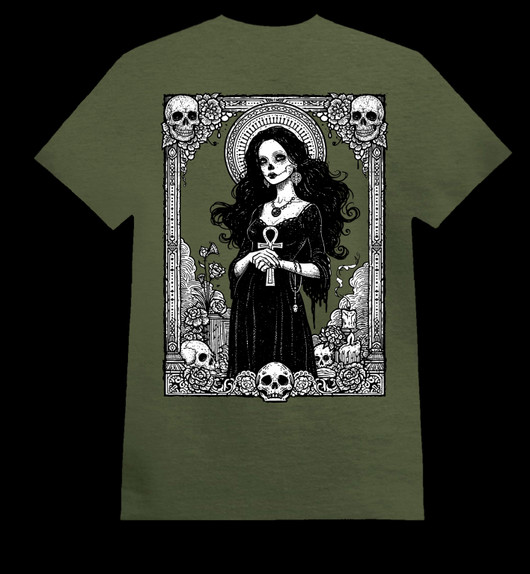 Goth Muerte army Green (T-paita)