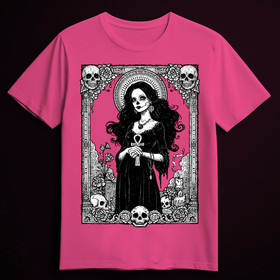 Goth Muerte pink (T-shirt)