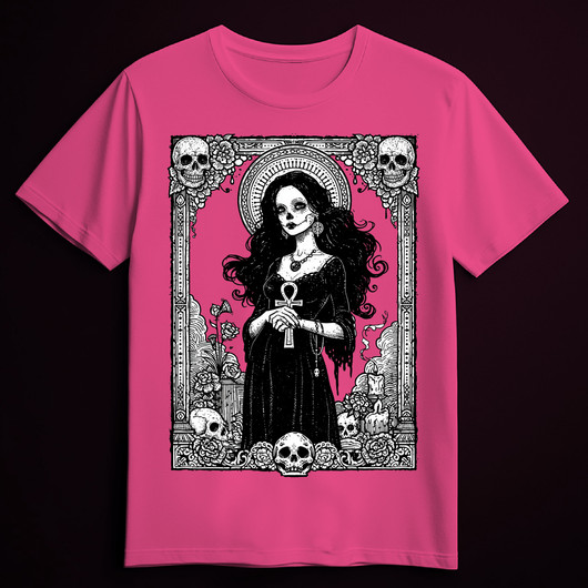 Goth Muerte pink (T-shirt)