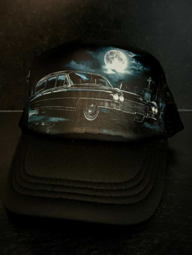 Hearse - musta trucker cap