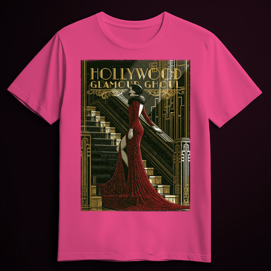 HOLLYWOOD GLAMOUR GHOUL pink (T-shirt)