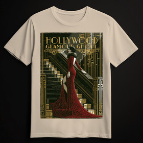 HOLLYWOOD GLAMOUR GHOUL sand (T-shirt)