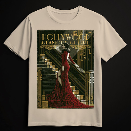 HOLLYWOOD GLAMOUR GHOUL sand (T-shirt)