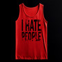 I HATE PEOPLE red T-shirt