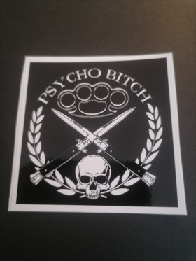 Psycho Bitch (sticker)