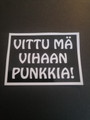 Vittu mä vihaan punkkia (sticker)