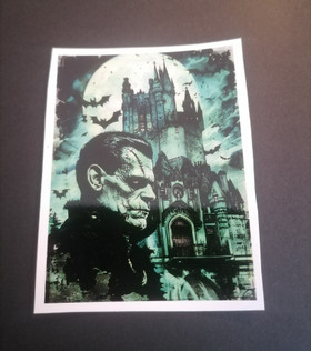 Castle of the monster (sticker)