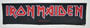 IRON MAIDEN Logo Superstrip - Patch
