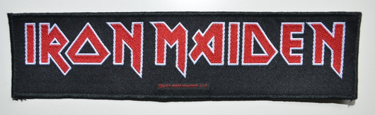 IRON MAIDEN Logo Superstrip - Patch