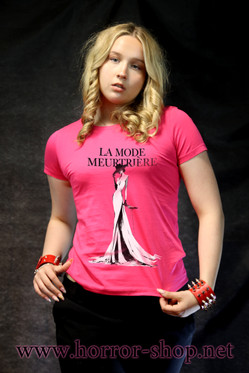 LA MODE MEURTIRIERE  pink (T-shirt)
